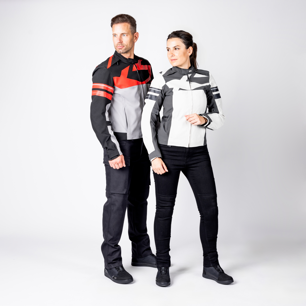 Rapid-STX 2.2 Laminatjacke - dunkelgrau-schwarz-rot