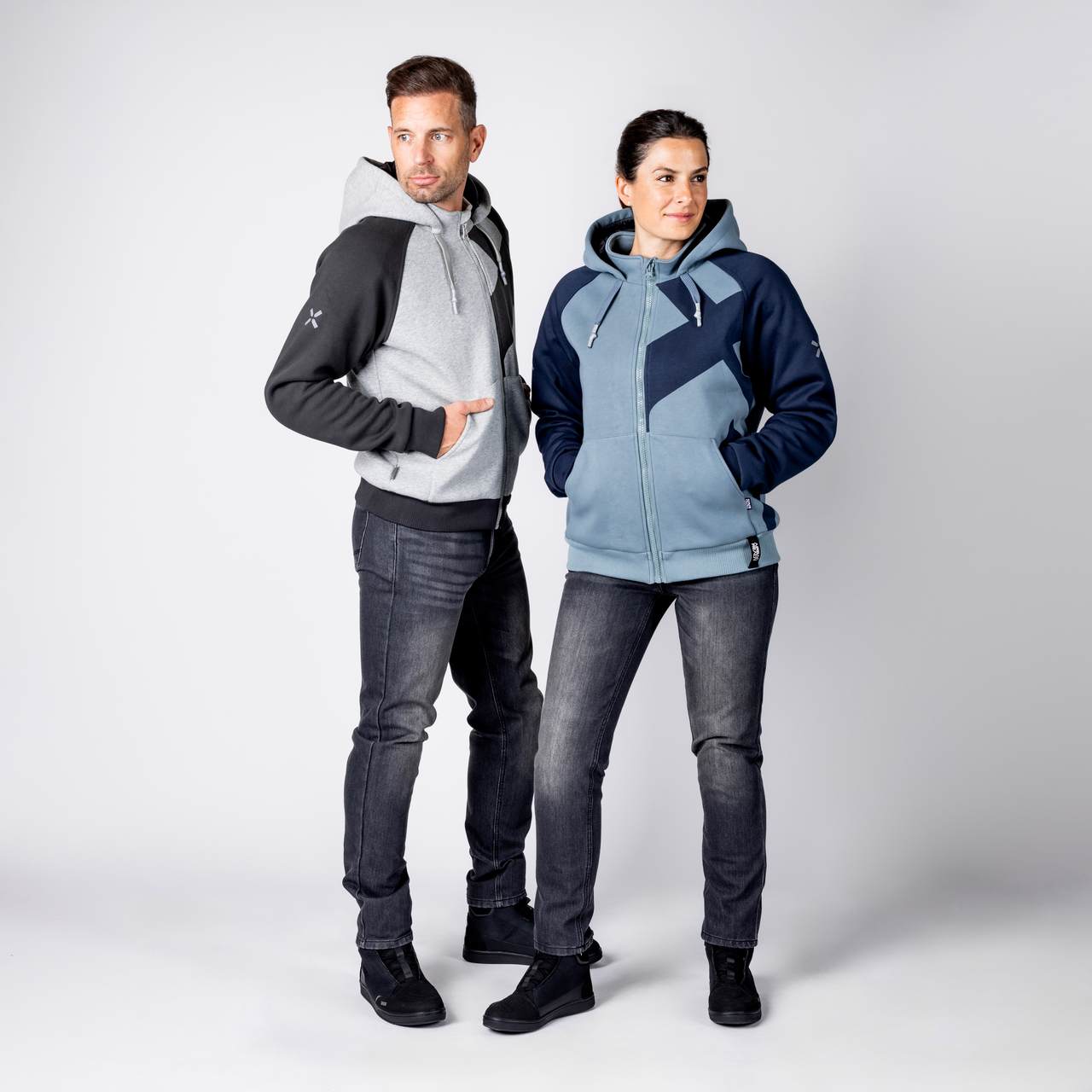 Rapid 1.0 Hoodie - cool grau-dunkelgrau