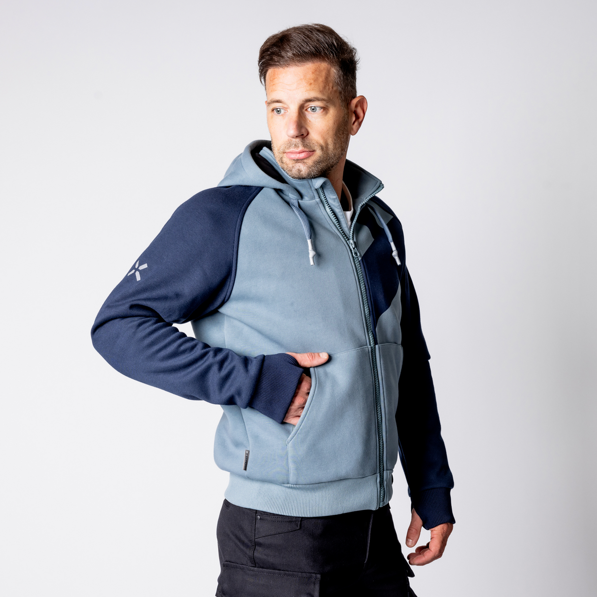 Rapid 1.0 Hoodie - dunkelblau-blau grau