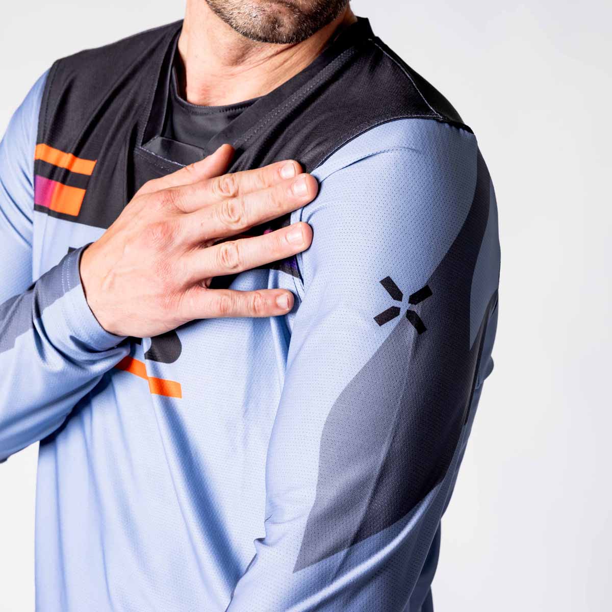 Trigger-MX 1.0 Jersey - grau-schwarz