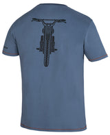 T-Shirt Motorcycle Passion - blau