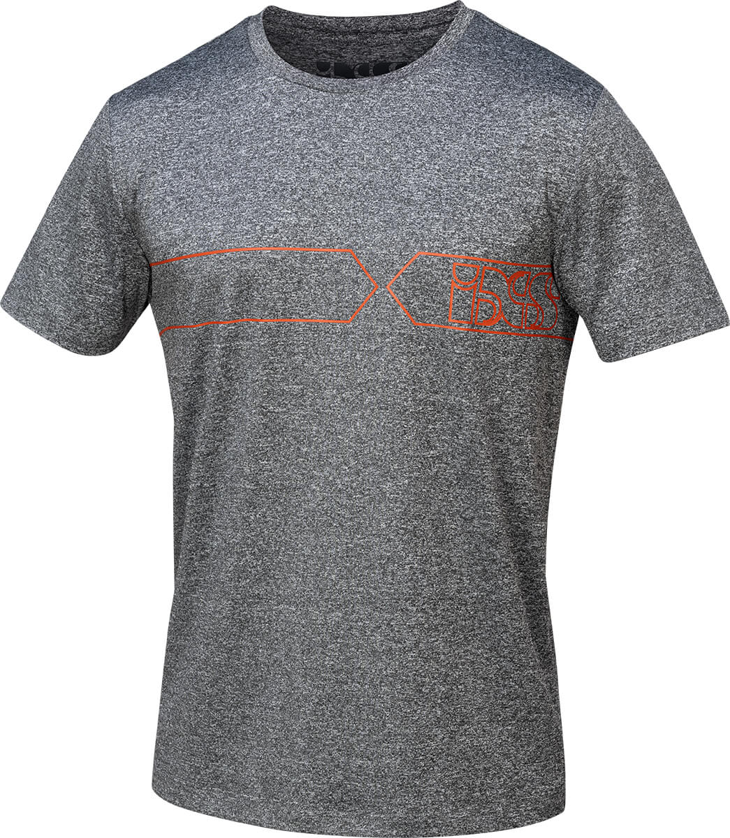 Team T-Shirt Function - grau-rot