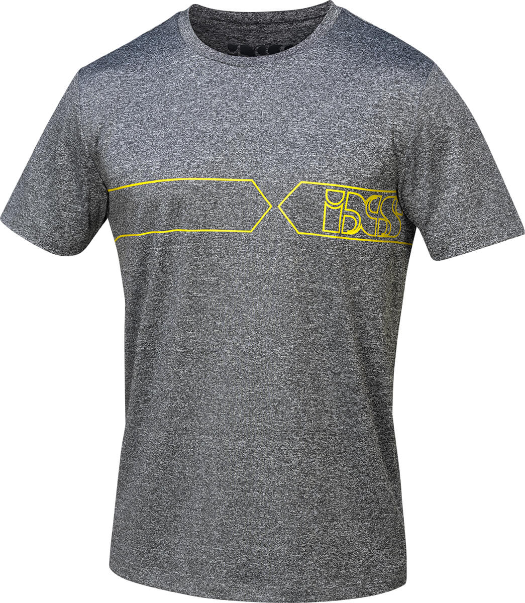 Team T-Shirt Function - grau-gelb fluo