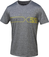 Team T-Shirt Function - grau-gelb fluo