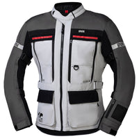 Tour Jacke Montevideo-ST 3.0 hell grau-dunkel grau-schwarz