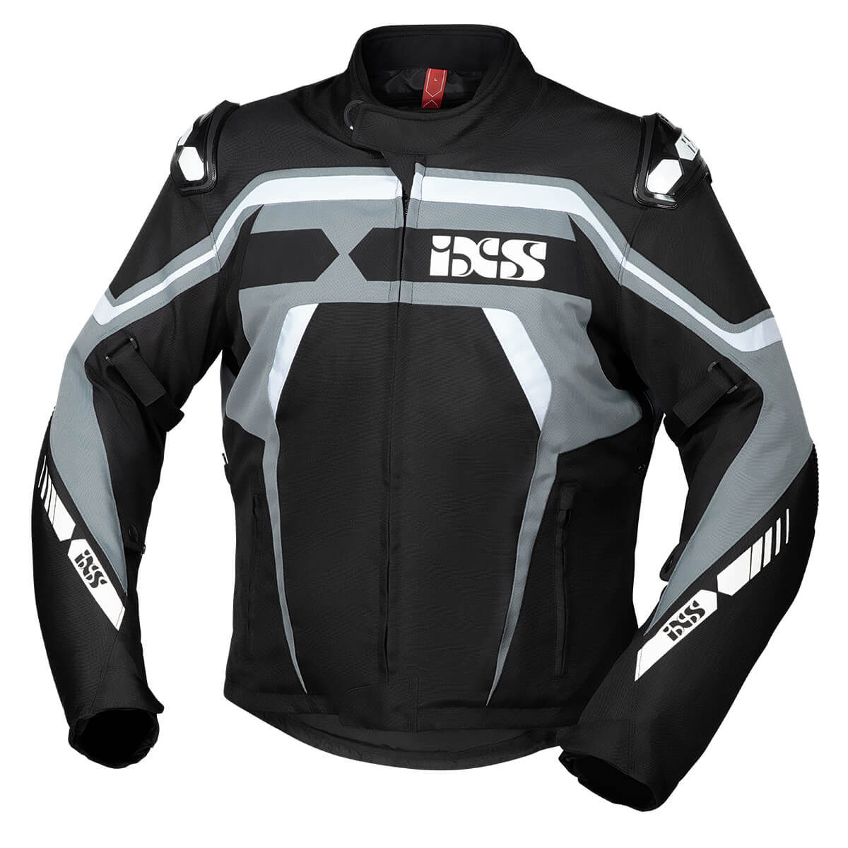 ixs motorcycle gear RS-700-ST Jacket Sport Jacket black-grey-white Size:M/R Schake Fahrradständer - Stahl, cyclocross Stretch material that moves