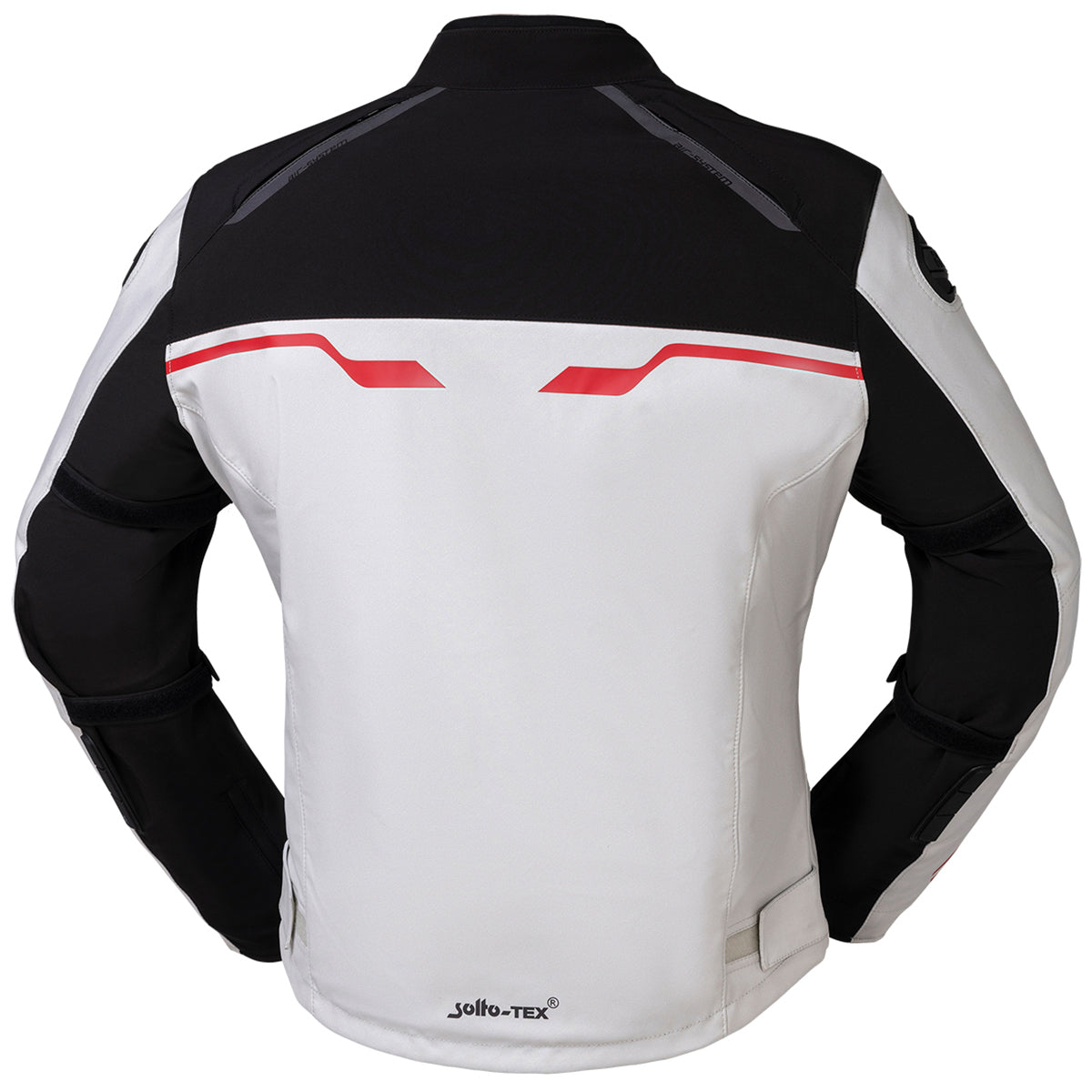 Sports Jacke Hexalon-ST weiss-schwarz-rot