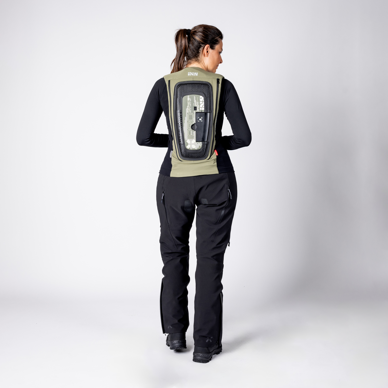 Airbag Weste IPRO 1.0 - oliv-schwarz