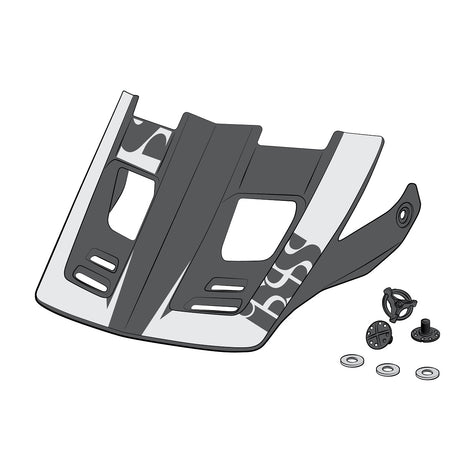 Visor + Pins Xact Evo SM-LXL - grey