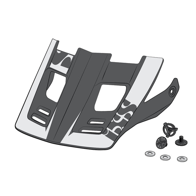Visor + Pins Xact Evo SM-LXL - grey