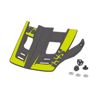 Visor + Pins Xact Evo SM-LXL - lime