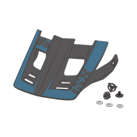 Visor + Pins Xact Evo SM-LXL - Ocean