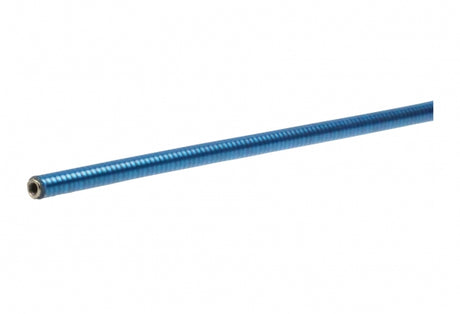Vintage Edelstahl Bremszughülle 2m x 5mm - Clear Blue
