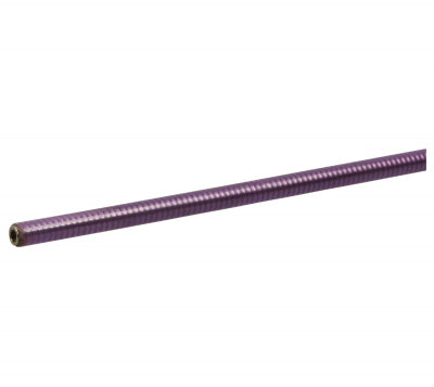 Vintage Edelstahl Bremszughülle 2m x 5mm - Clear Purple