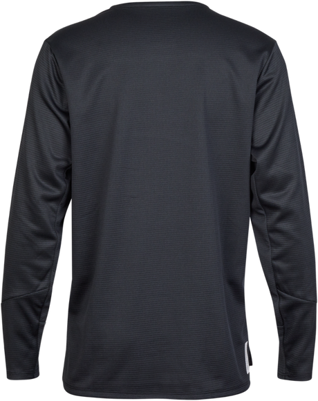 Youth Defend Long Sleeve Jersey - Black