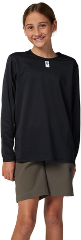 Youth Defend Long Sleeve Jersey - Black