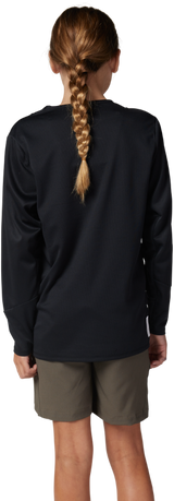 Youth Defend Long Sleeve Jersey - Black
