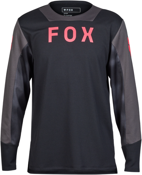 Youth Defend Long Sleeve Jersey Taunt - Black