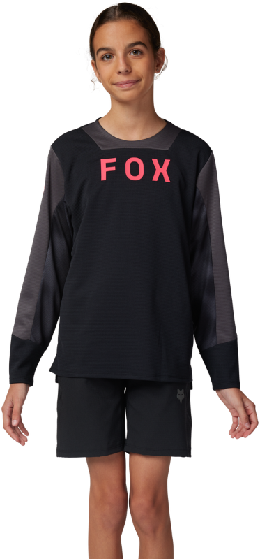 Youth Defend Long Sleeve Jersey Taunt - Black
