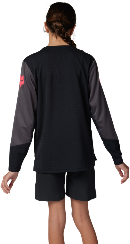Youth Defend Long Sleeve Jersey Taunt - Black