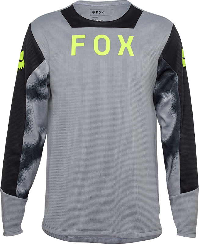 Youth Defend Long Sleeve Jersey Taunt - Steel Grey