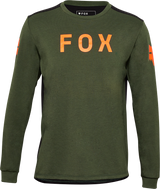 Youth Ranger Long Sleeve Jersey Aviation - Dark Sage
