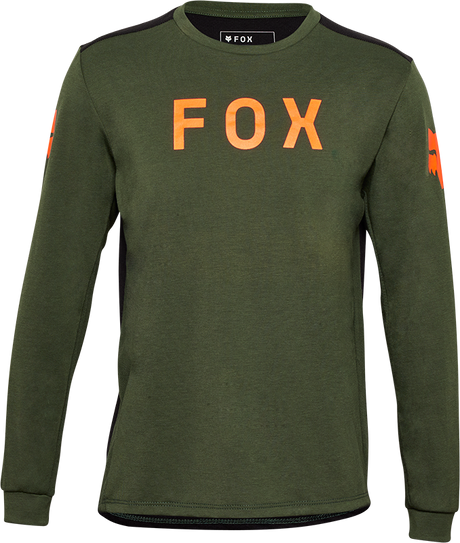 Youth Ranger Long Sleeve Jersey Aviation - Dark Sage