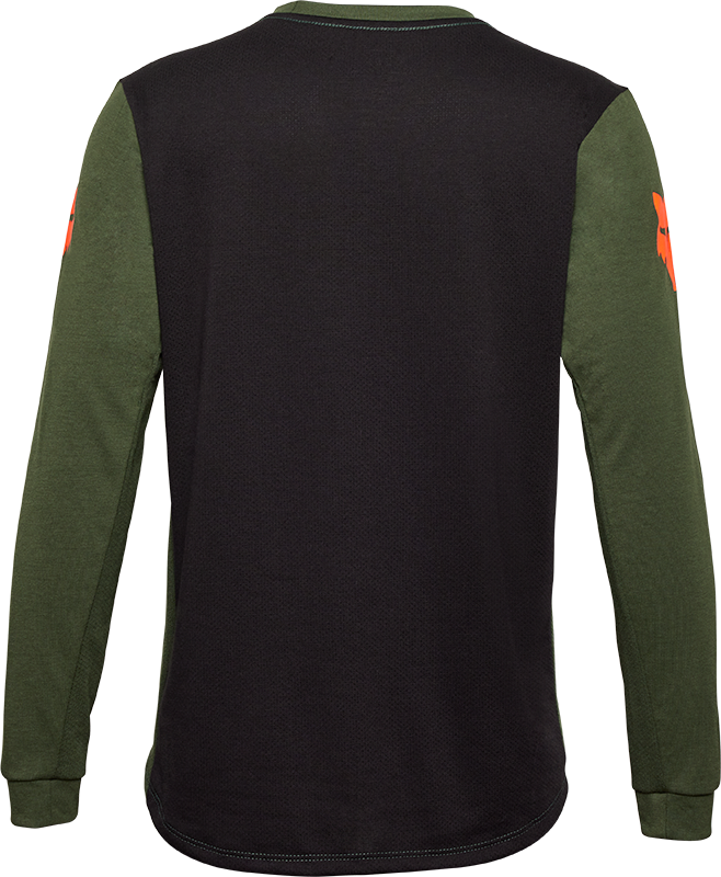 Youth Ranger Long Sleeve Jersey Aviation - Dark Sage
