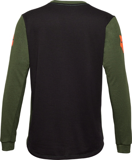 Youth Ranger Long Sleeve Jersey Aviation - Dark Sage