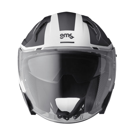 Jethelm Vectus Graphic matt-schwarz-weiss