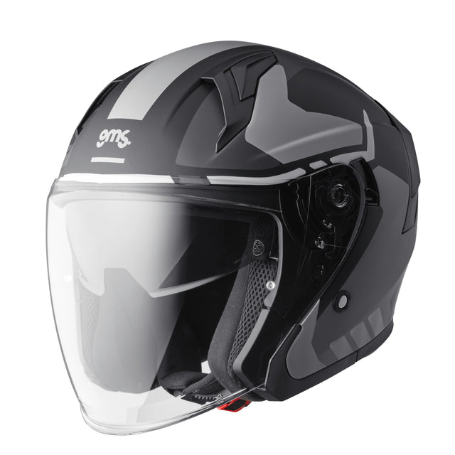 Jethelm Vectus Graphic matt-schwarz-grau