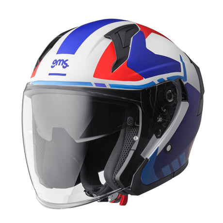 Jethelm Vectus Graphic matt-blau-rot