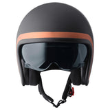 Jethelm Ride matt schwarz-bronze