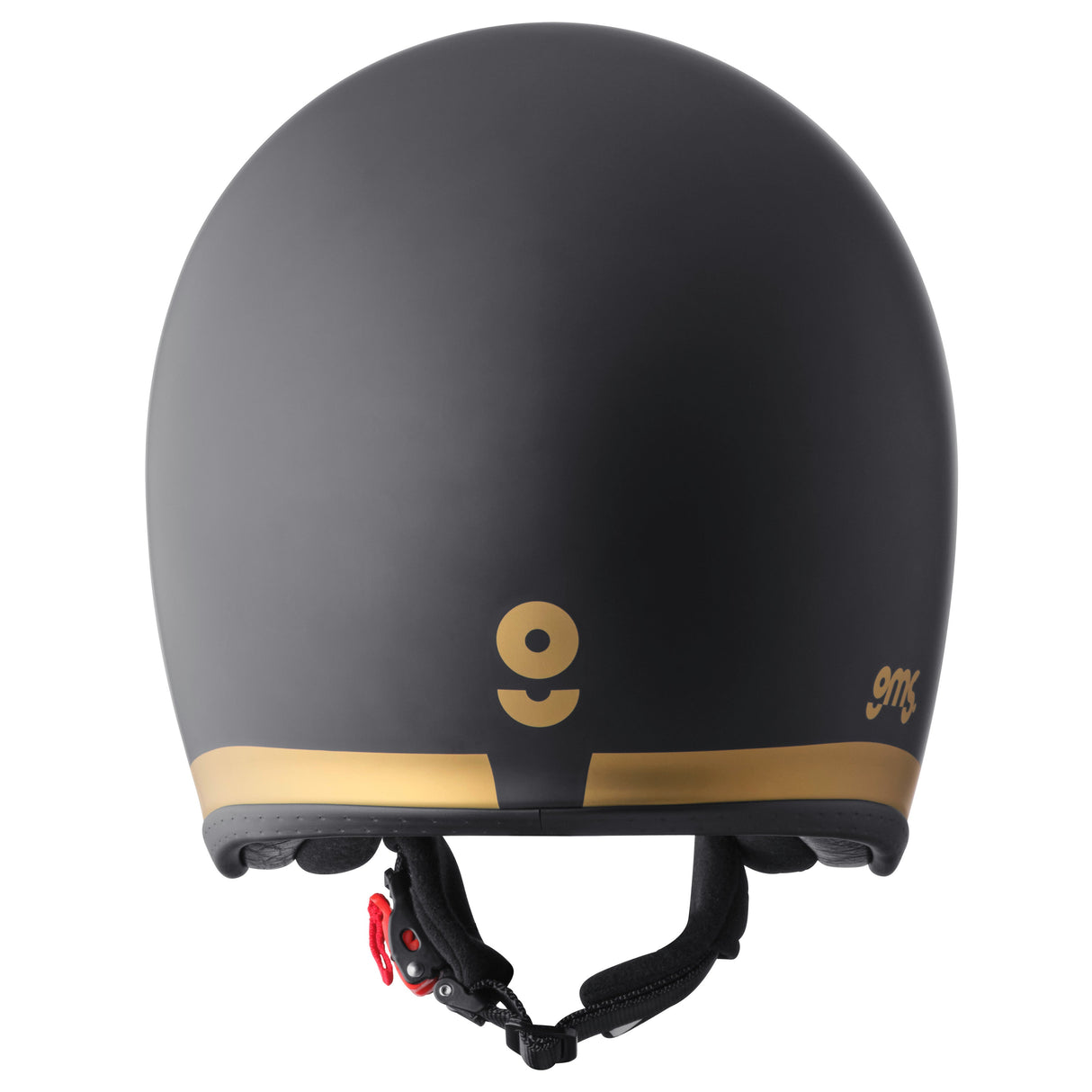 Jethelm Ride matt schwarz-gold