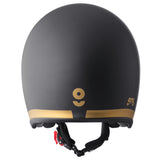 Jethelm Ride matt schwarz-gold