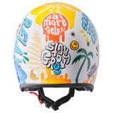 Jethelm Ride & Surf weiss-gelb-blau summer vibes