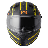 Integralhelm Hexago Graphic matt-gelb-orange