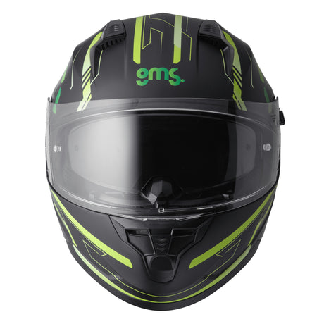 Integralhelm Hexago Graphic matt-grün