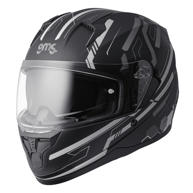 Integralhelm Hexago Graphic matt-grau