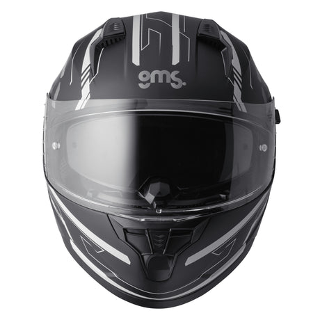 Integralhelm Hexago Graphic matt-grau