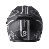 Integralhelm Hexago Graphic matt-grau