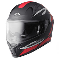 Integralhelm Velox Graphic matt schwarz-rot