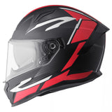 Integralhelm Velox Graphic matt schwarz-rot