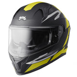 Integralhelm Velox Graphic matt schwarz-gelb