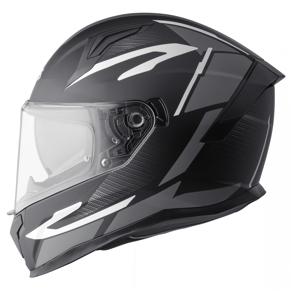 Integralhelm Velox Graphic matt schwarz-grau