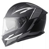 Integralhelm Velox Graphic matt schwarz-grau