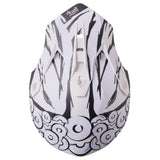 Motocrosshelm Fortis Graffi matt schwarz-weiss