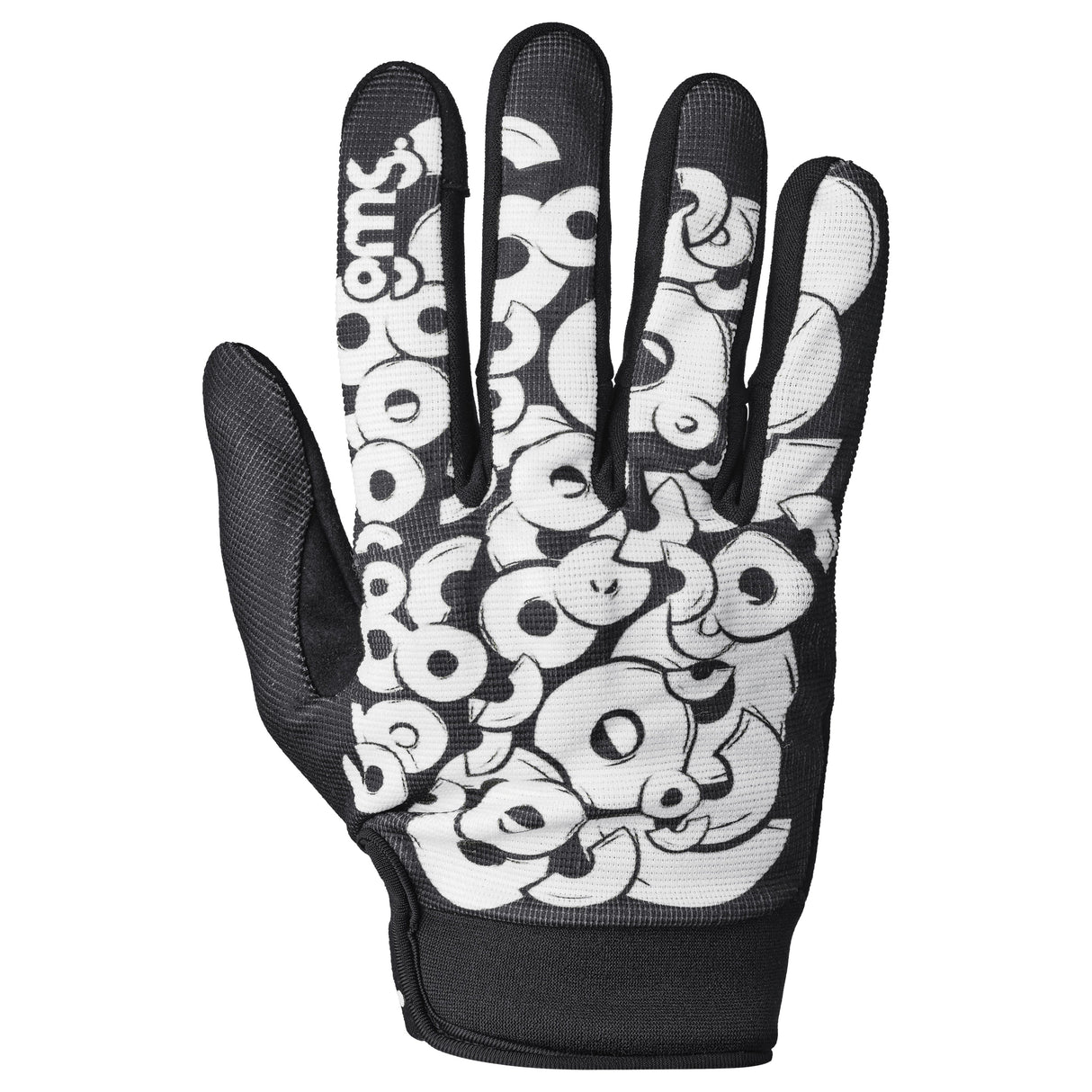 Handschuh Jet-city Sport Graffi schwarz-weiss