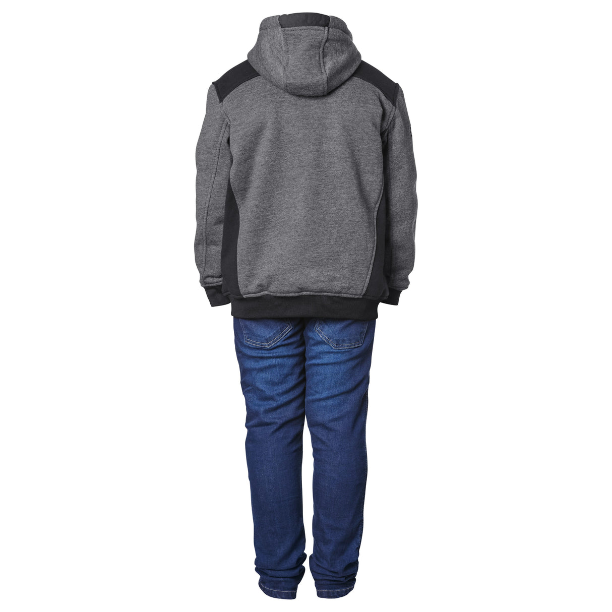Hoodie Grizzly Junior schwarz-anthrazit
