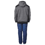 Hoodie Grizzly Junior schwarz-anthrazit